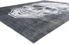 The Vanitas Noire: An Overdyed Skull Masterpiece of Vintage Rebellion