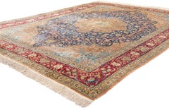 The Sultan’s Reverie: Vintage Turkish Silk Hereke Masterpiece of Regal Splendor