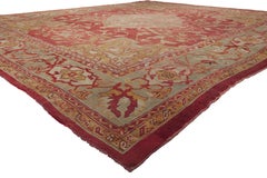 The Ottoman Reverie: A Late 19th Century Turkish Oushak Masterpiece of Splendor