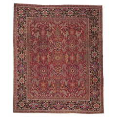 The Crimson Symphony: A Late 19th Century Persian Serapi Masterpiece of Elegance