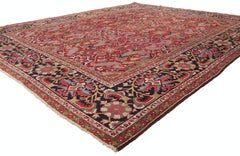 The Crimson Symphony: A Late 19th Century Persian Serapi Masterpiece of Elegance