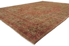The Gilded Arabesque: An Antique Persian Tabriz Masterpiece of Courtly Splendor