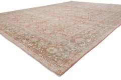The Aristocratic Reverie: An Antique Persian Mahal Masterpiece of Timeless Grace