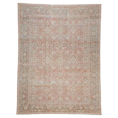 The Aristocratic Reverie: An Antique Persian Mahal Masterpiece of Timeless Grace