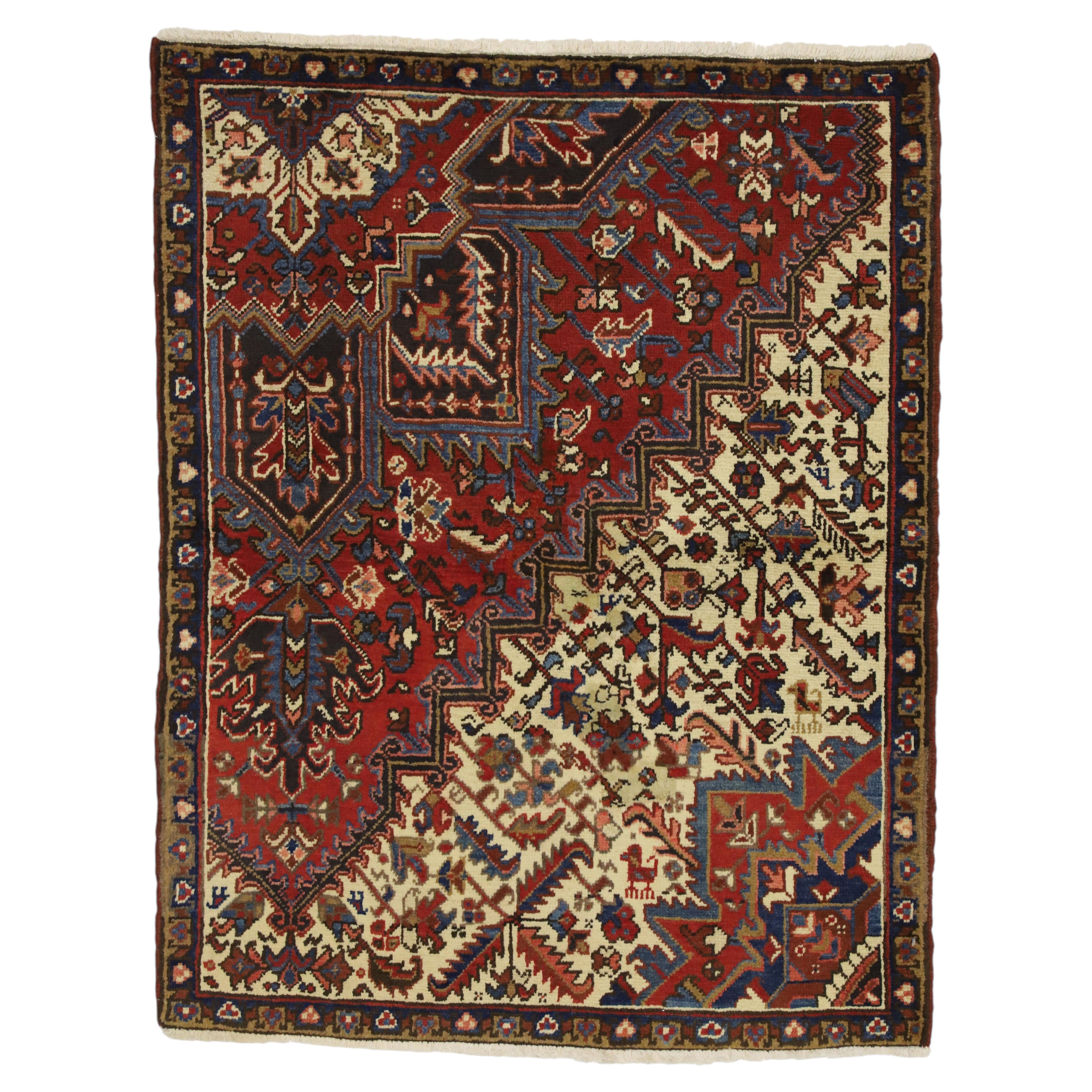 The Nomad's Contour: A Vintage Wagireh Masterpiece of Mid-Century Elegance