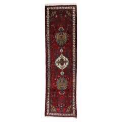 The Crimson Sovereign: A Vintage Nahavand Masterpiece of Regal Splendor