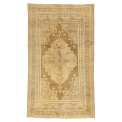 1960's Turkish Oushak Rug with Traditional Style