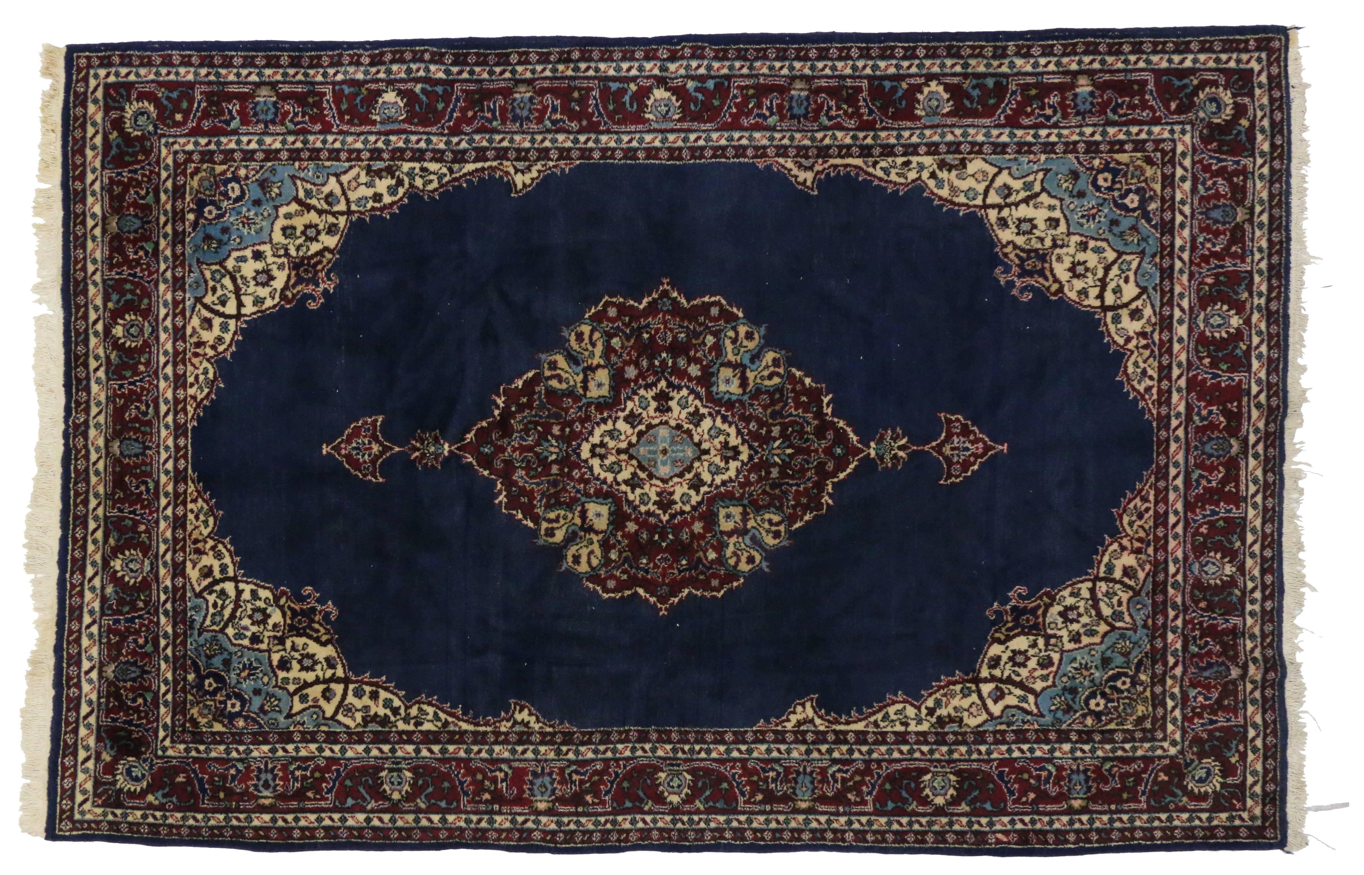 Wool Antique Turkish Sparta Rug with Traditional Modern Style