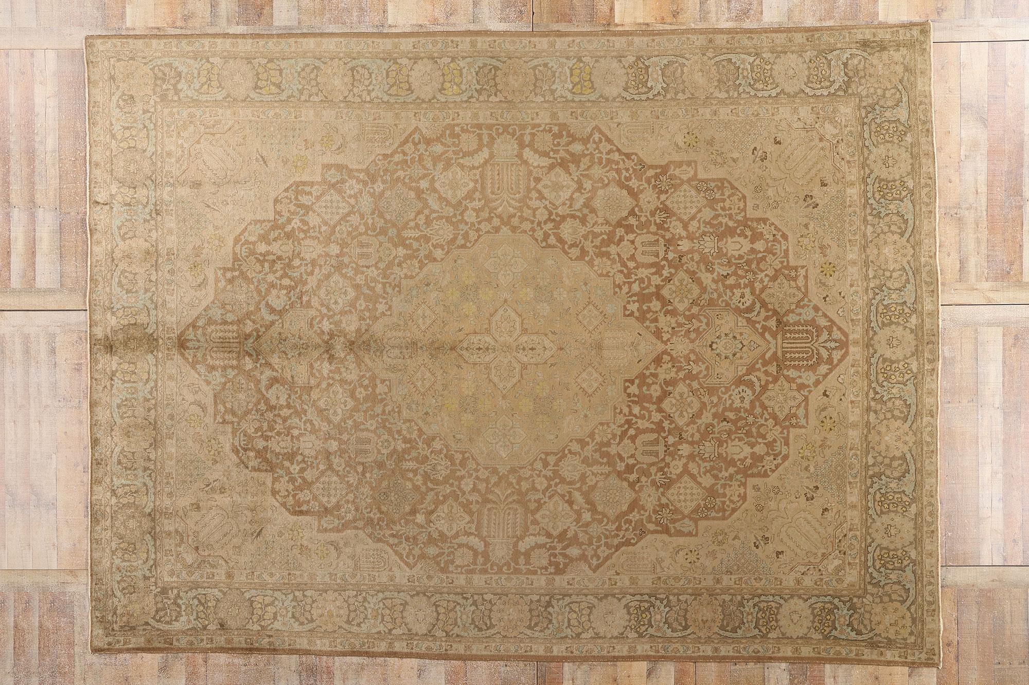 Tappeto persiano vintage Tabriz in vendita 2