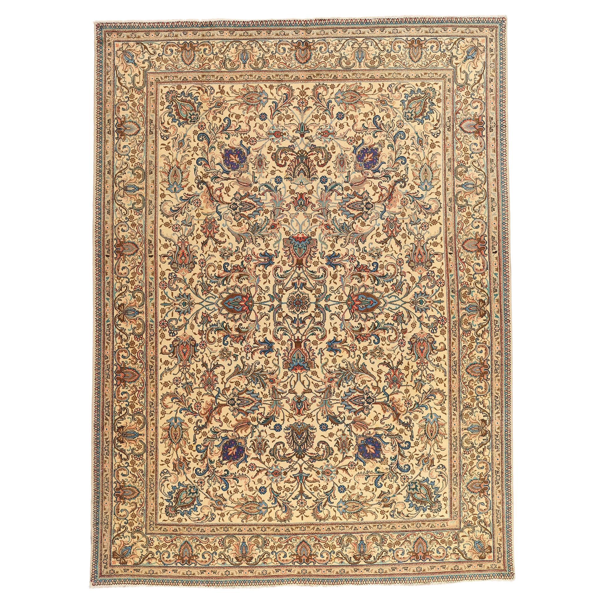 Tapis persan vintage de Tabriz