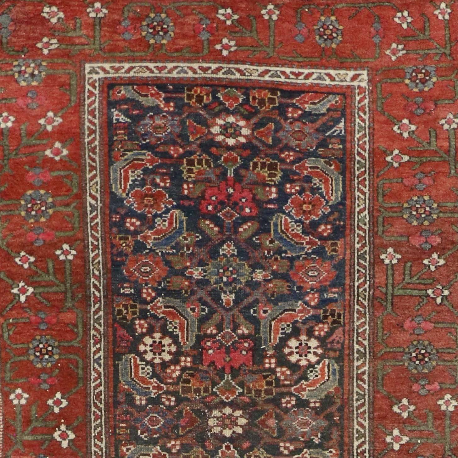 20th Century Antique Malayer Persian Runner with Modern Traditional Style For Sale