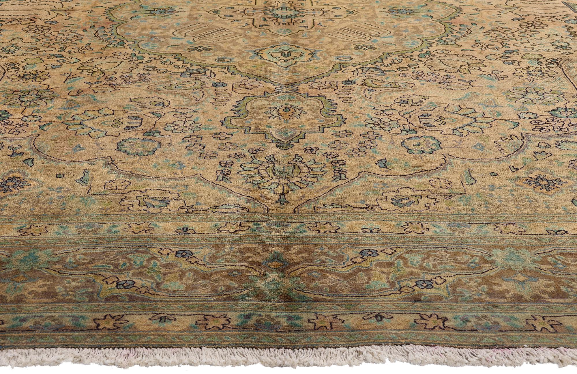 Persischer Täbriz-Teppich im modernen, traditionellen Stil im Zustand „Gut“ im Angebot in Dallas, TX