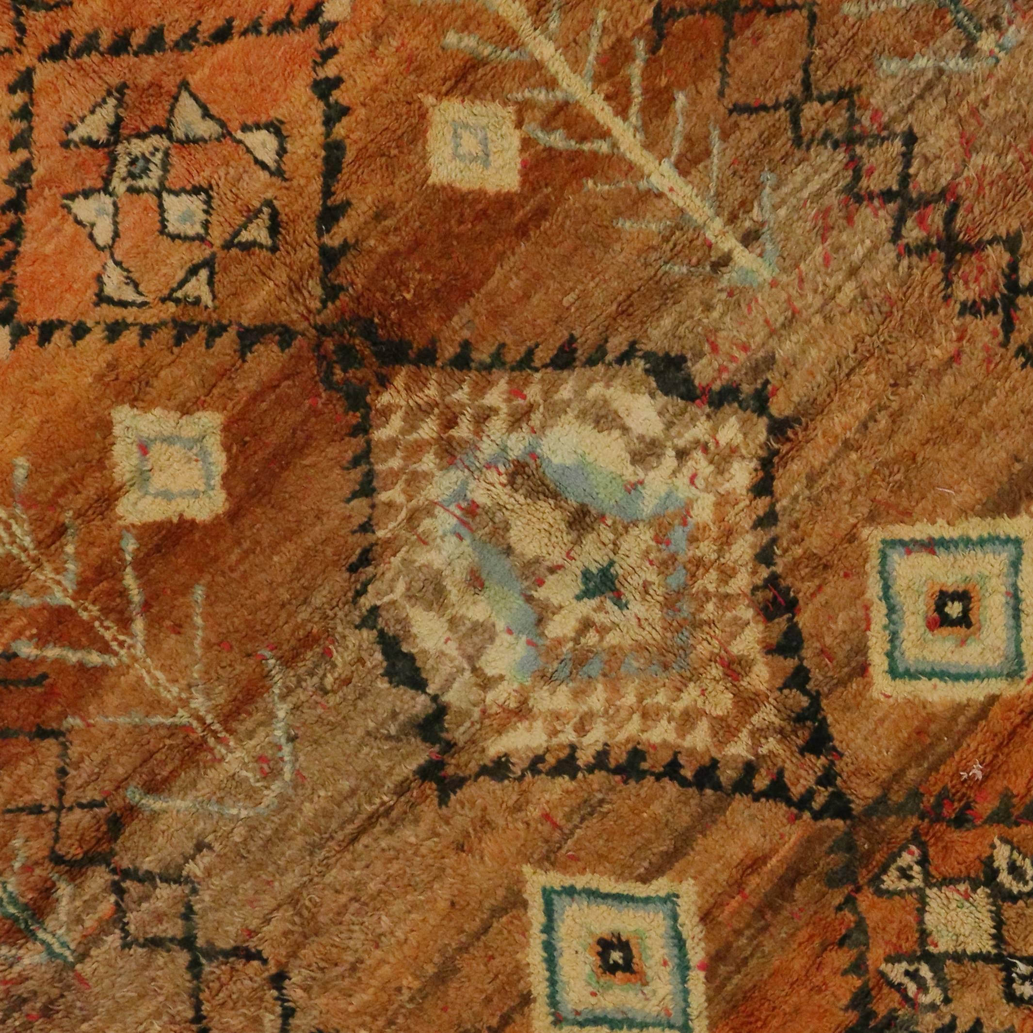 20th Century Berber Moroccan Rug with Tribal Design