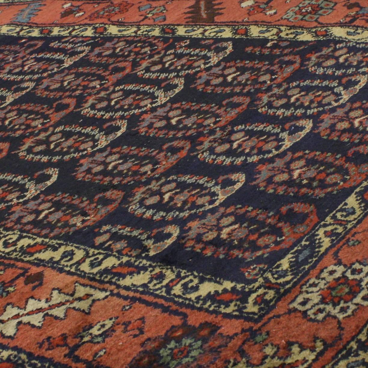 Antico runner persiano Bijar con design Boteh e stile vittoriano moderno in vendita 4