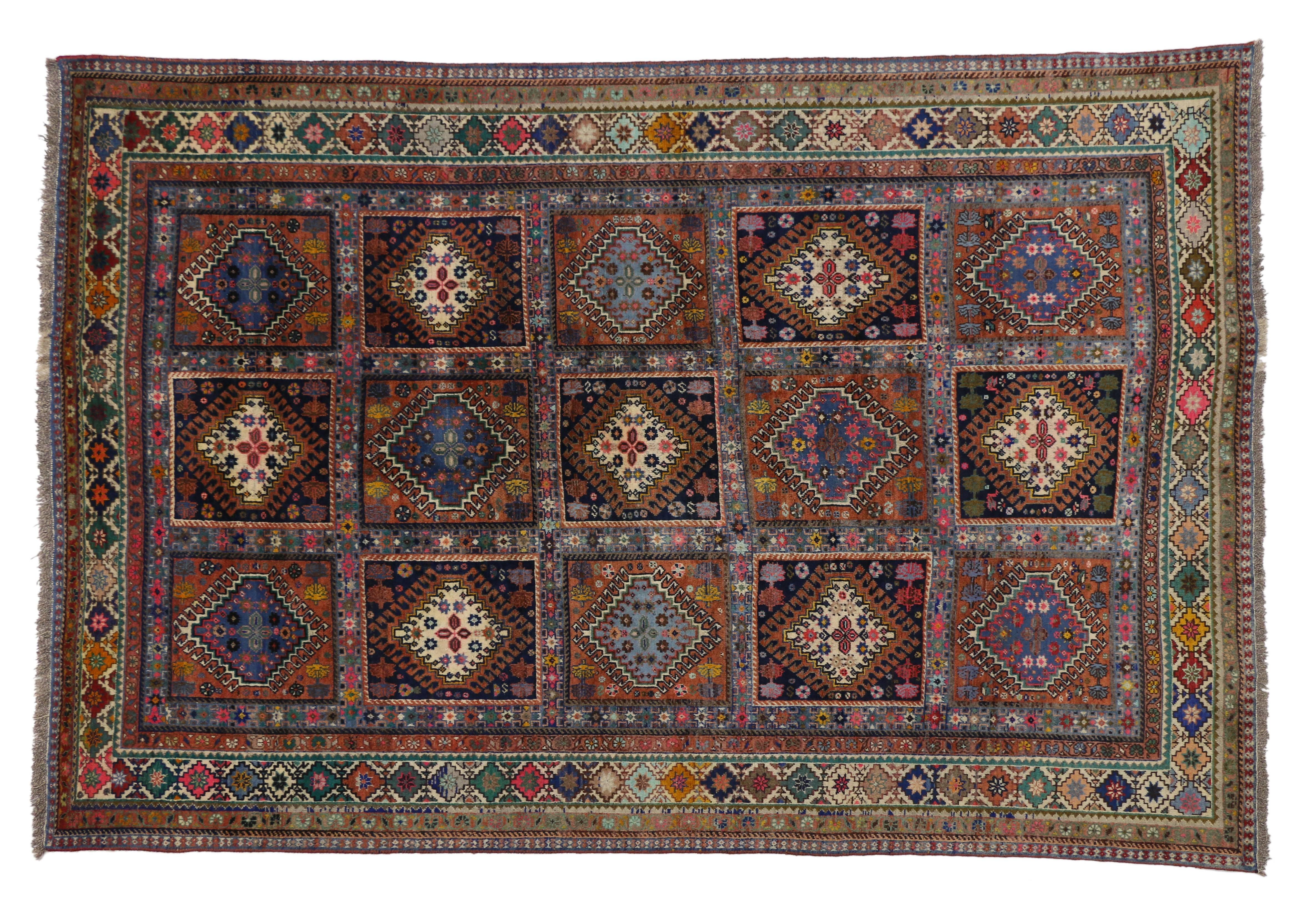Vintage Yelemeh Persian Rug with Modern Style at 1stDibs | farang shoes ...