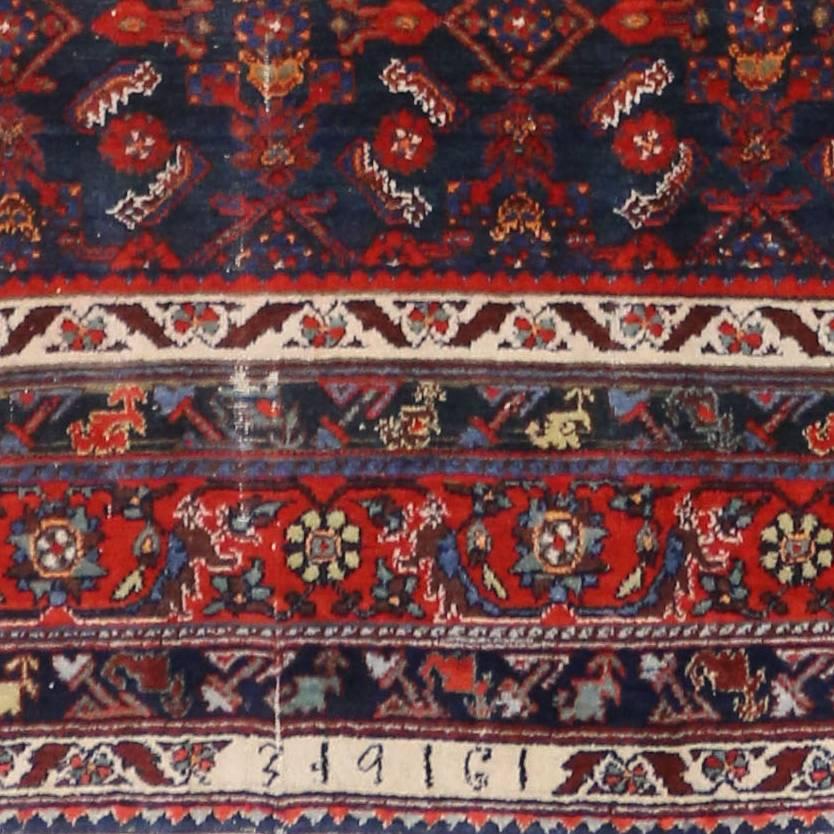 Wool Antique Persian Malayer Rug with Traditional Modern Style