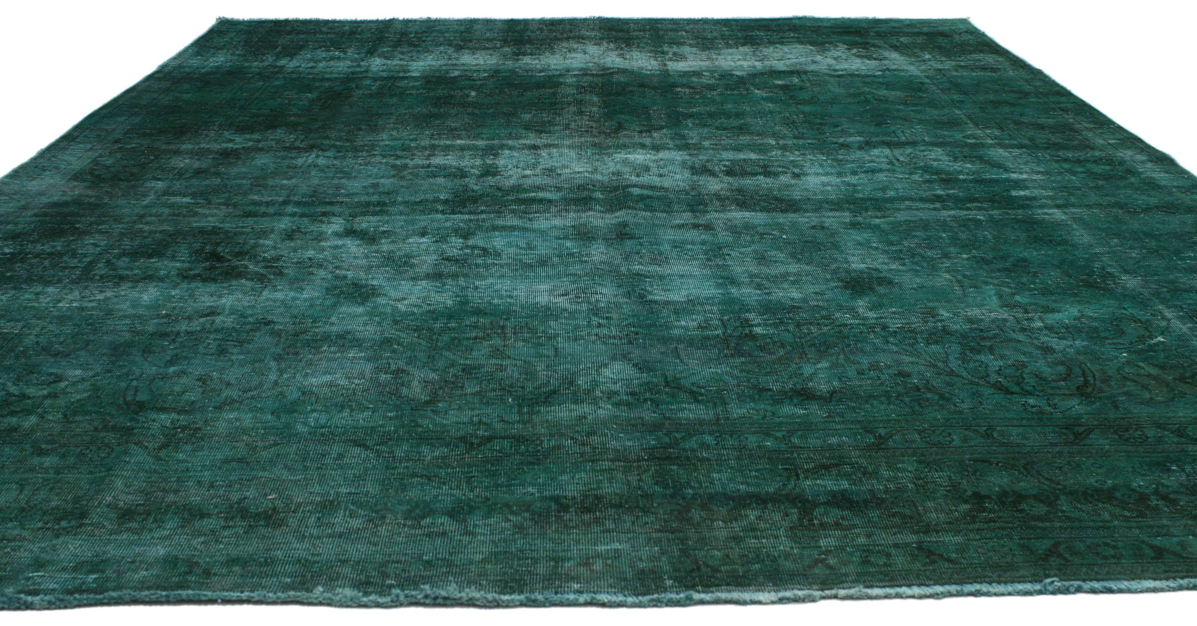distressed modern rug