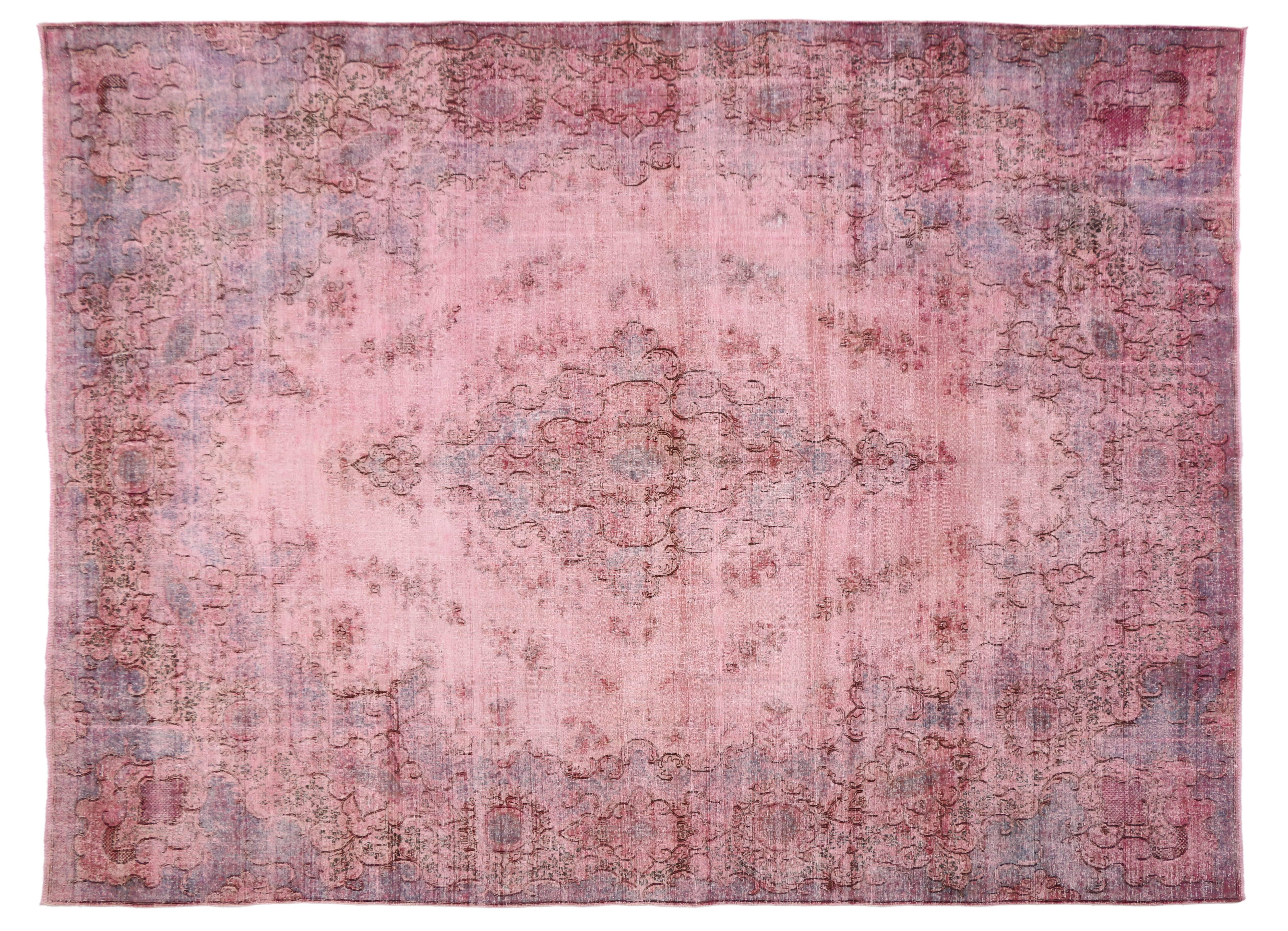pink oriental rug