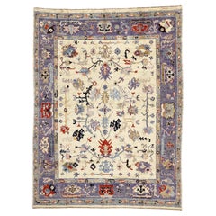 New Contemporary Oushak-Teppich, 09'03 x 12'03