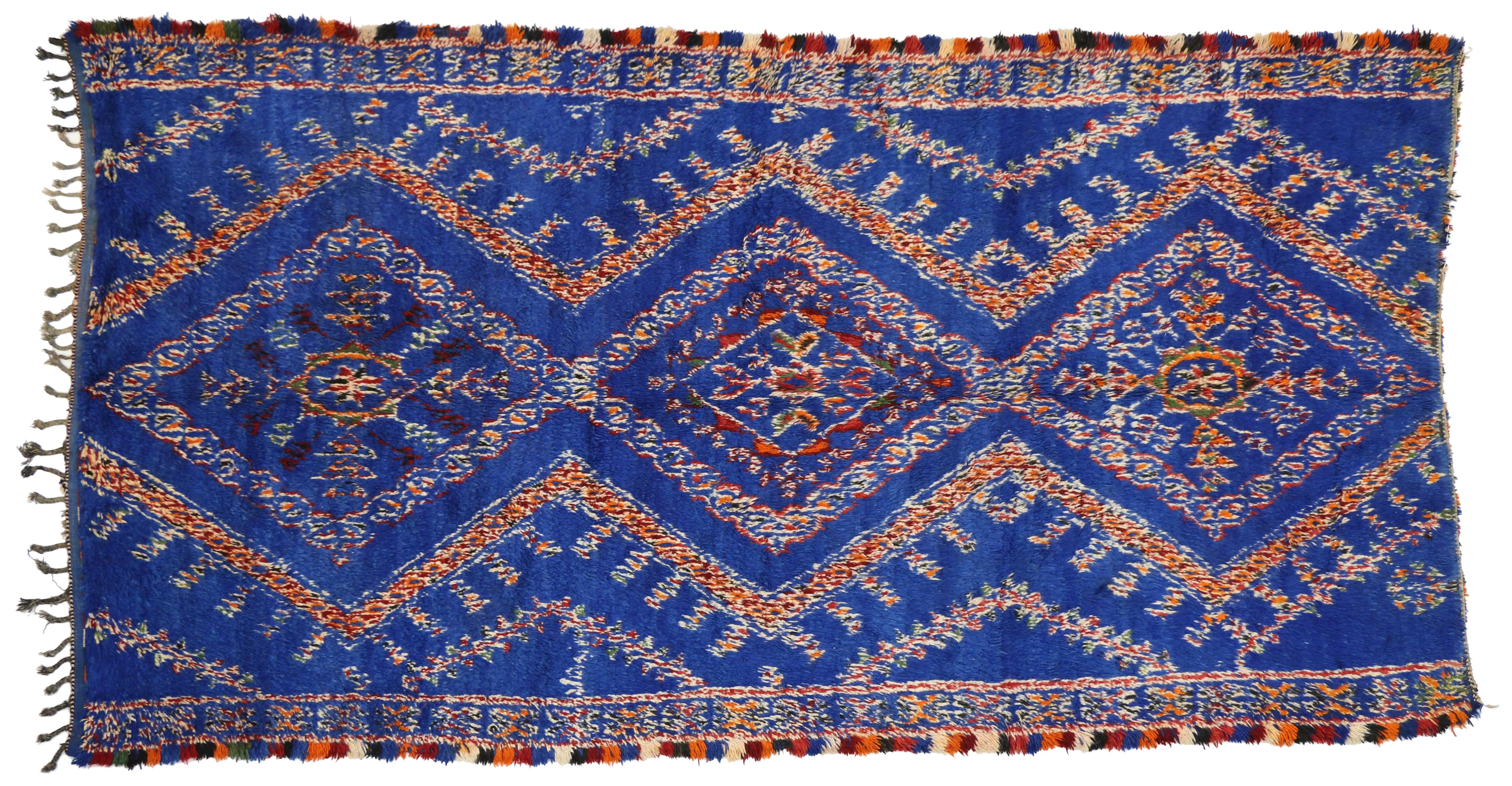 moroccan rug blue