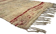 Vintage Beni M'Guild Moroccan Rug with Expressionist and Pointillism Style