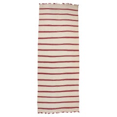 Retro Berber Moroccan Kilim Rug with Stripes and Modern Style