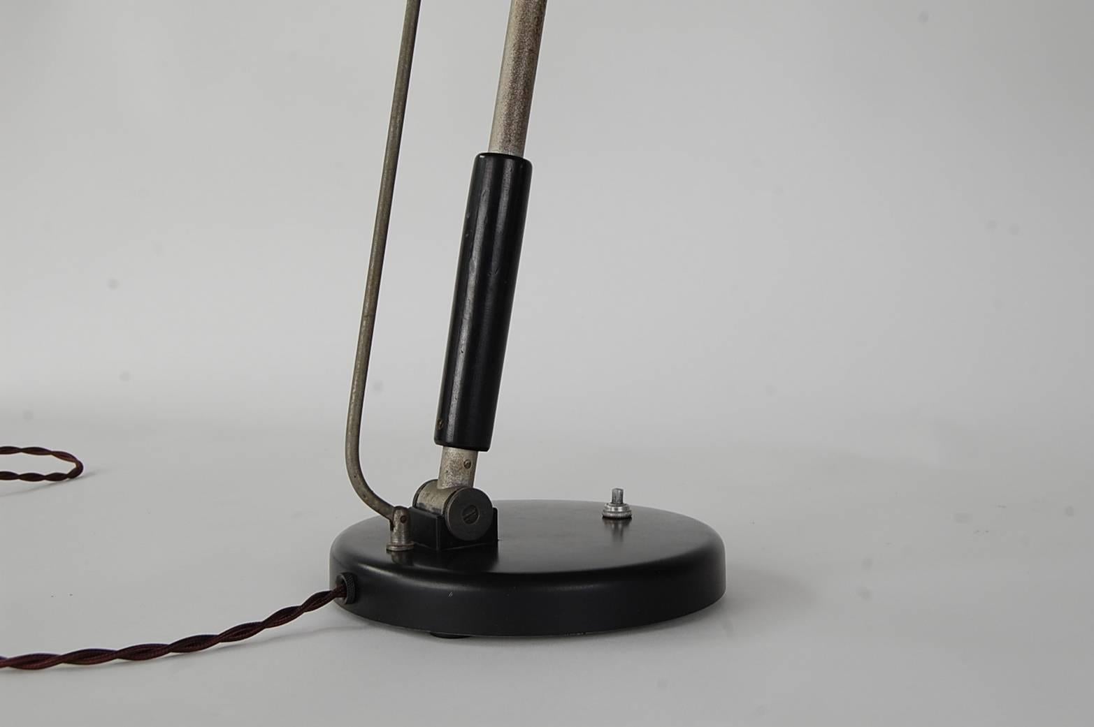 Mid-20th Century Bauhaus Style Desk Lamp by Karl Trabert For Sale