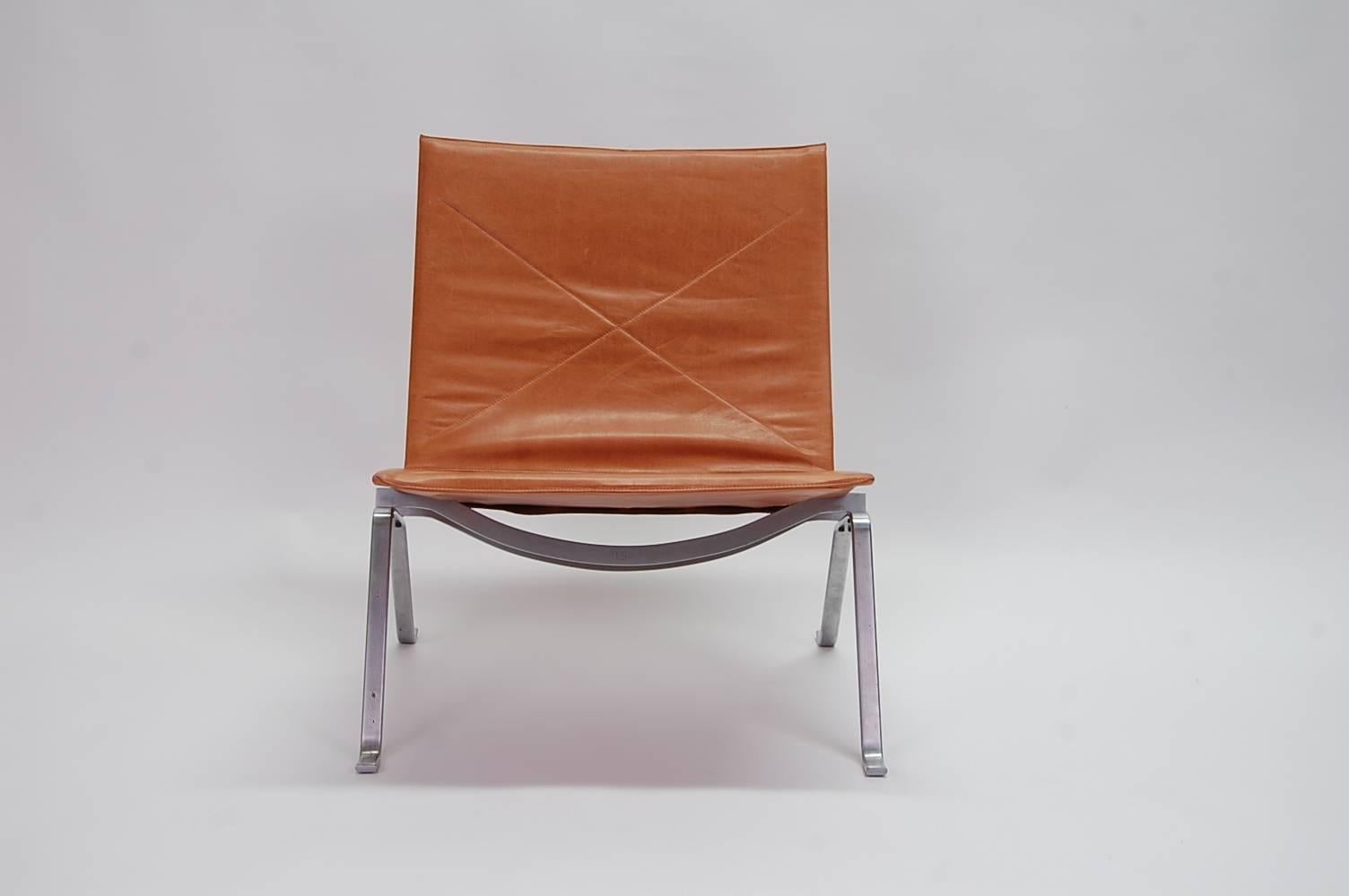 Scandinavian Modern Early Poul Kjaerholm PK22 Lounge Chair