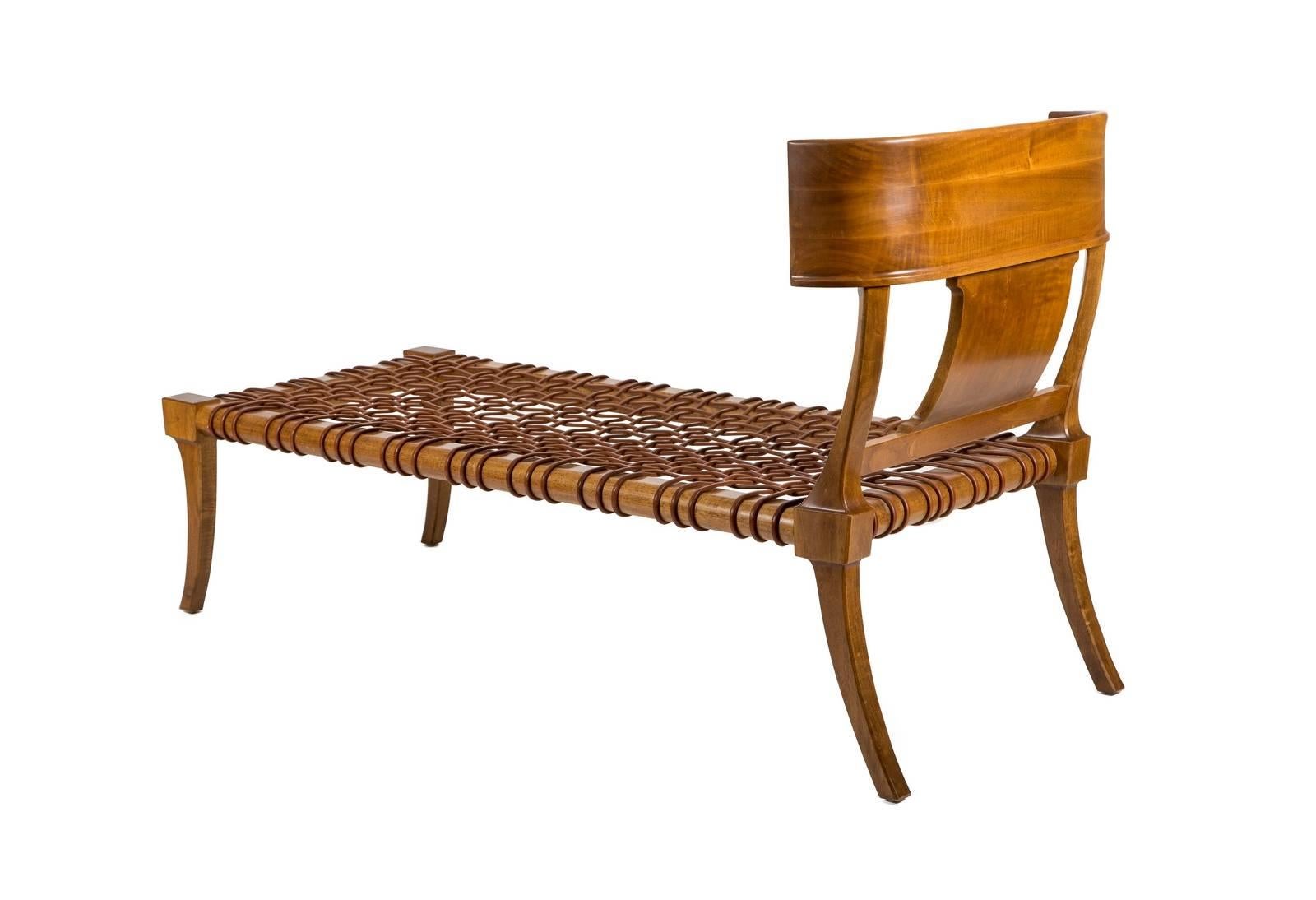 Mid-Century Modern Chaise Longue by T.H. Robsjohn-Gibbings for Saridis of Athens