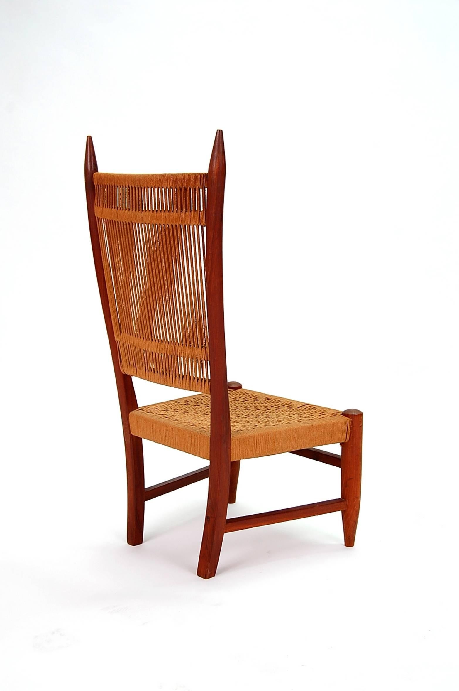 Swedish Diminutive Scandinavian Chair in Teak