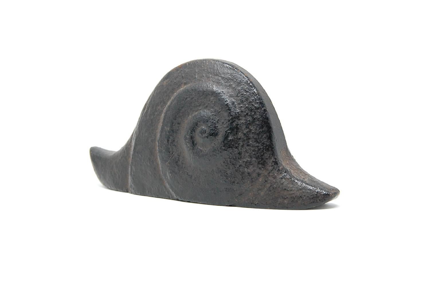 Anglo-Japanese Cast Iron Snail Sculpture