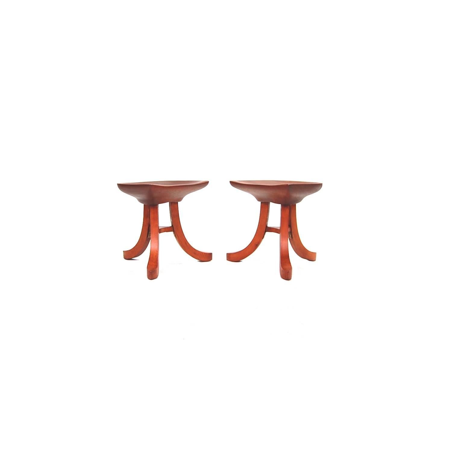 Modern Pair of Stools after Austrian Architect Adolf Loos
