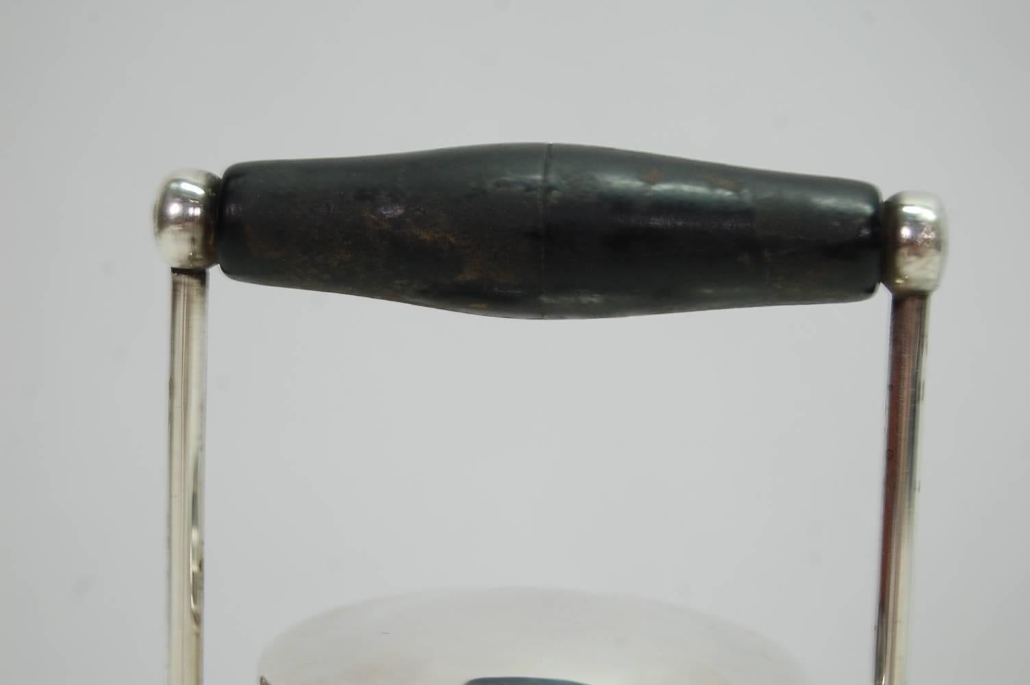20th Century Iconic 1930s Asprey Silver Plate Art Deco Ships Lantern Cocktail Shaker