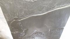 Large Bas Refief in Slate