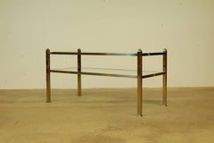 Deco Table with Glass Shelves Attributed to Deskey-Vollmer