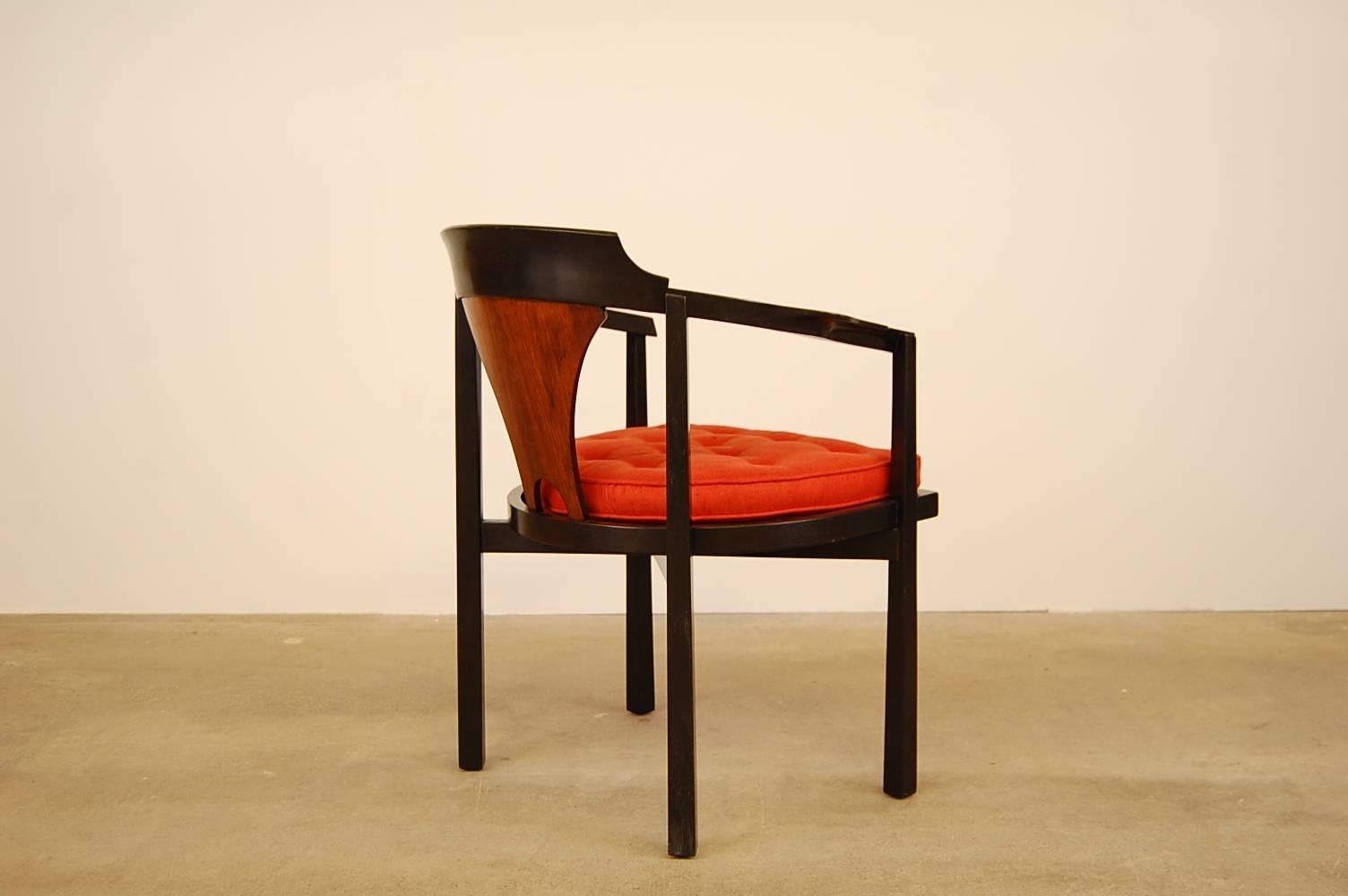 Mid-Century Modern Dunbar Horseshoe Chair Designed by Edward Wormley