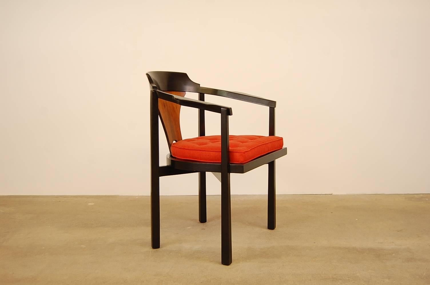 20th Century Dunbar Horseshoe Chair Designed by Edward Wormley