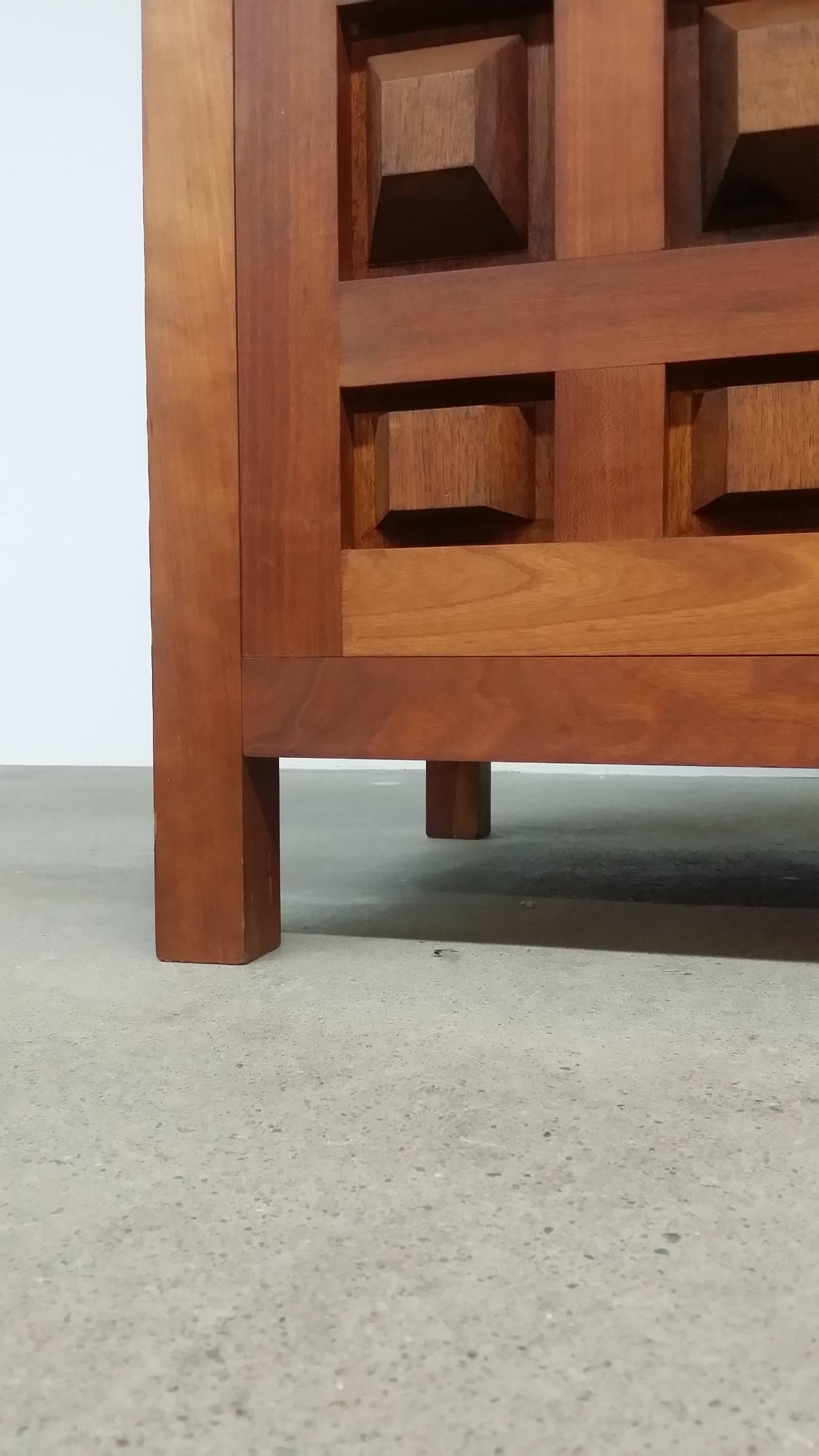 Studio Cabinet in Cherry and Black Walnut by Sam Forrest For Sale 3