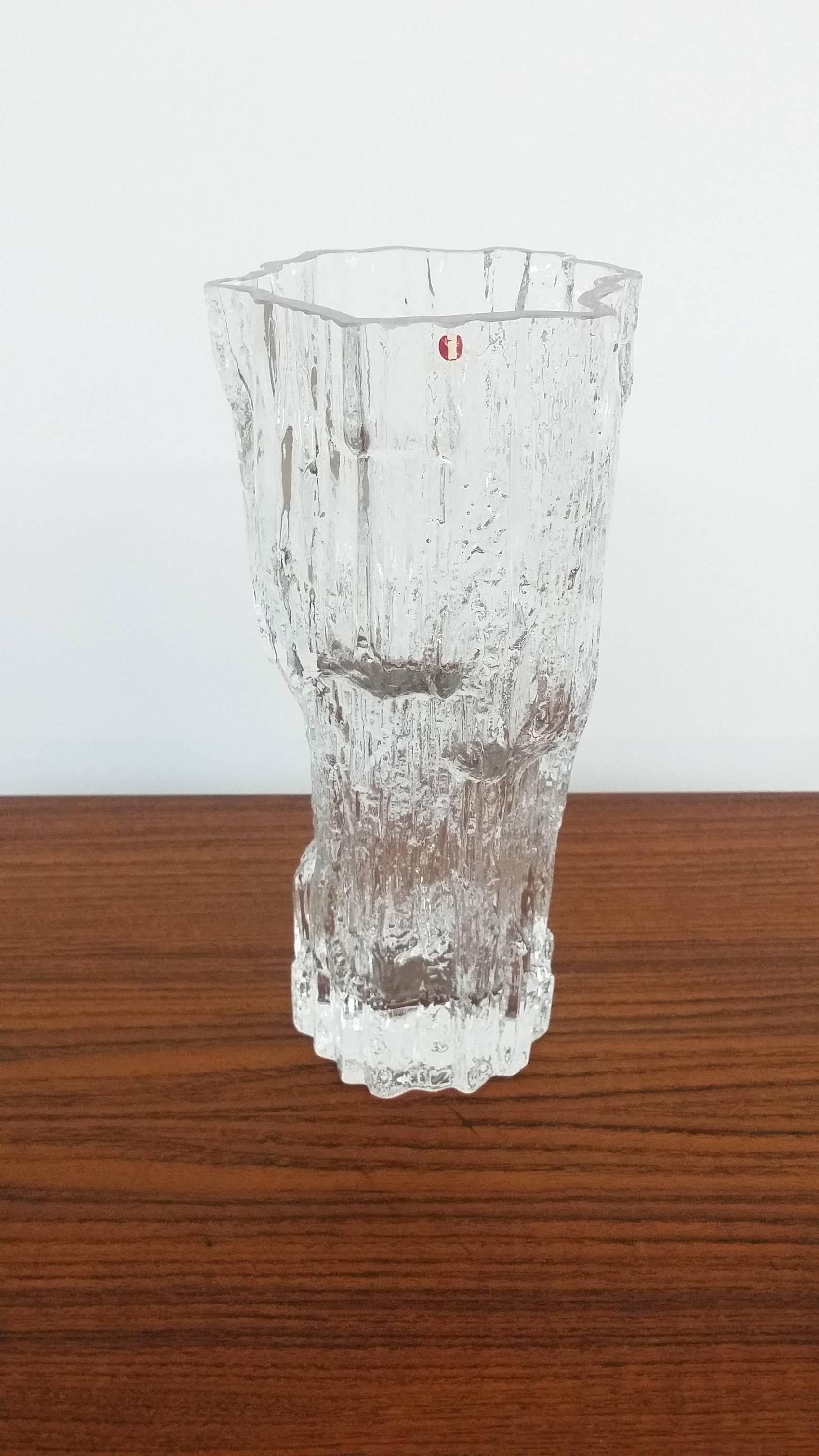 Tapio Wirkkala for Iittala Icicle Vase In Excellent Condition For Sale In Providence, RI