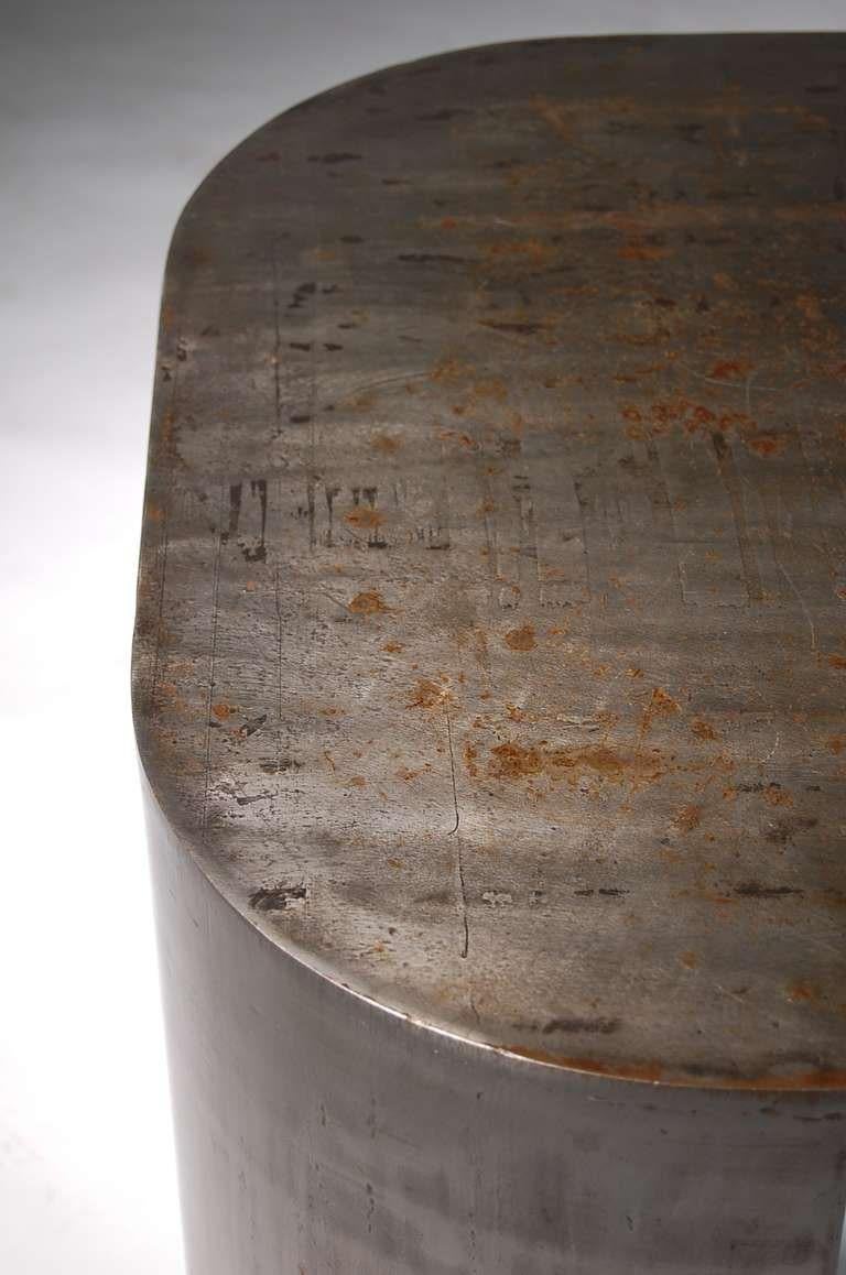Custom-Made Steel Low Table by Luten Clarey Stern For Sale 2