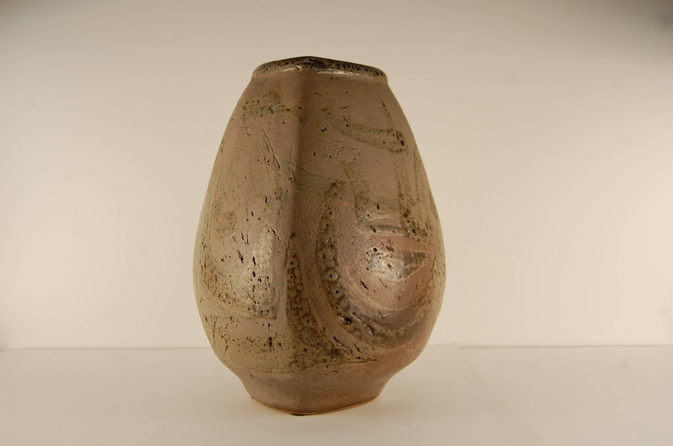 American Large Art Pottery Vase from the Detroit Institute of Art For Sale