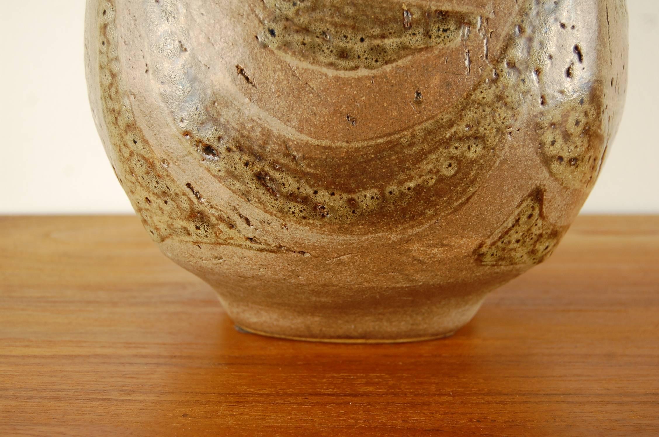 20th Century Large Art Pottery Vase from the Detroit Institute of Art For Sale