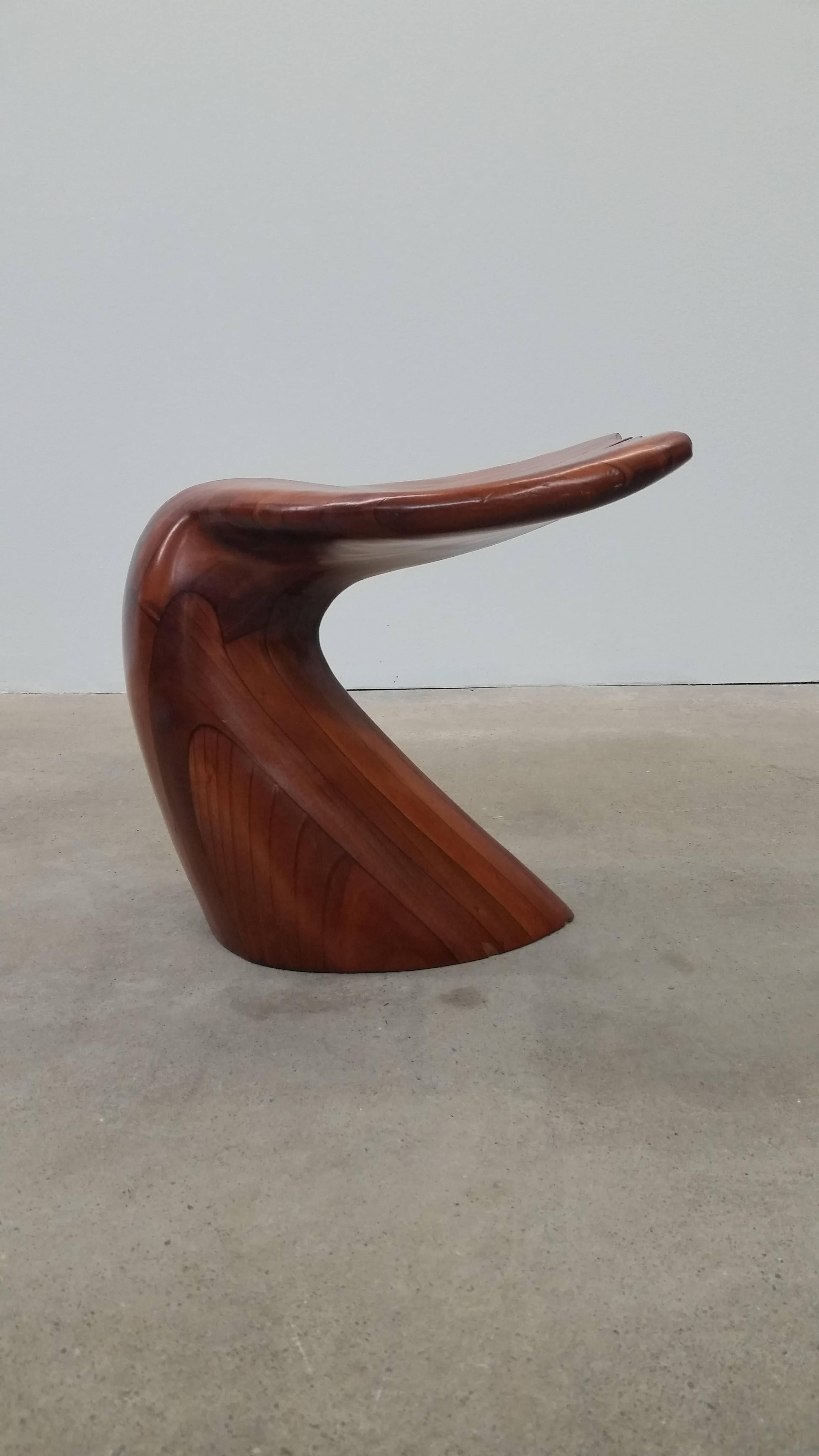 whale tail stool