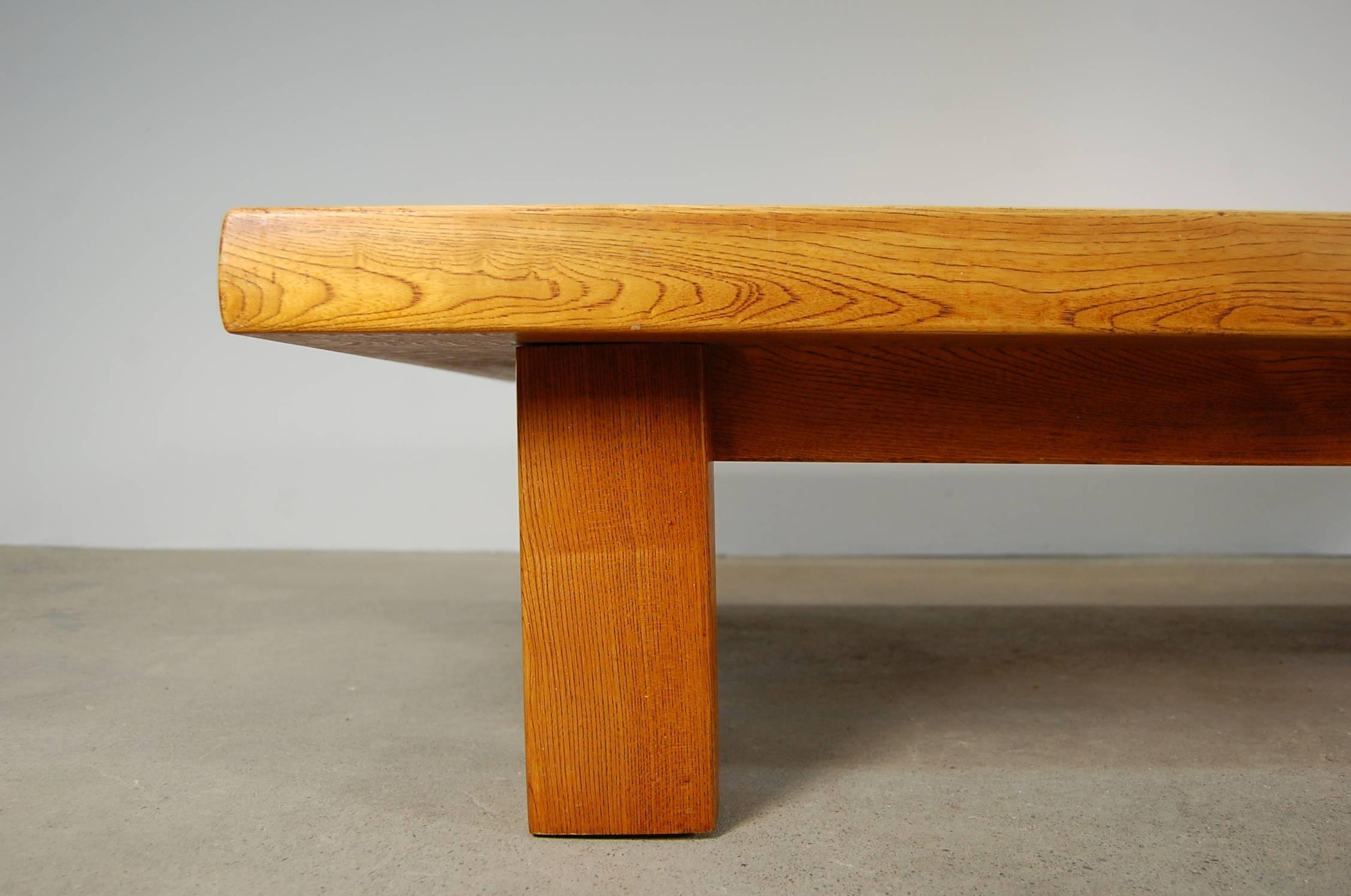 Japanese Low Table in Elm In Good Condition In Providence, RI
