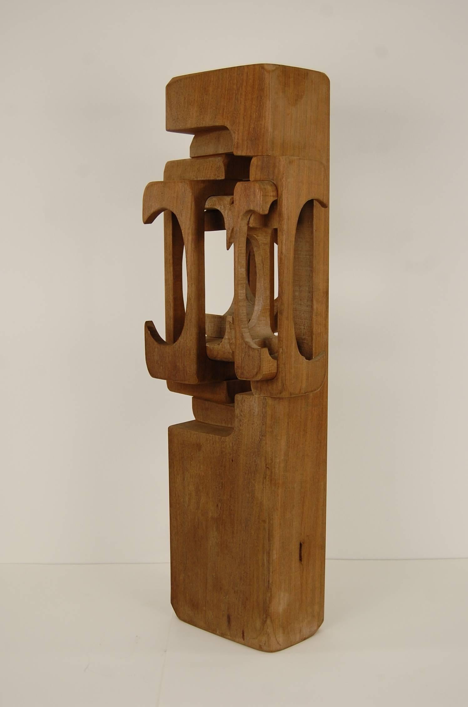 Mid-Century Modern Large Abstract Sculpture by Brian Willsher