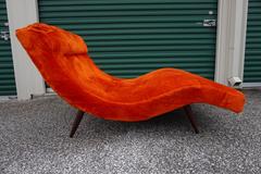 Stylish Adrian Pearsall Two-Person Mid-Century Modern Chaise Longue Chair