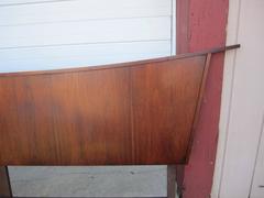 Exciting Nakashima Style Walnut King-Size Headboard Mid-Century Modern