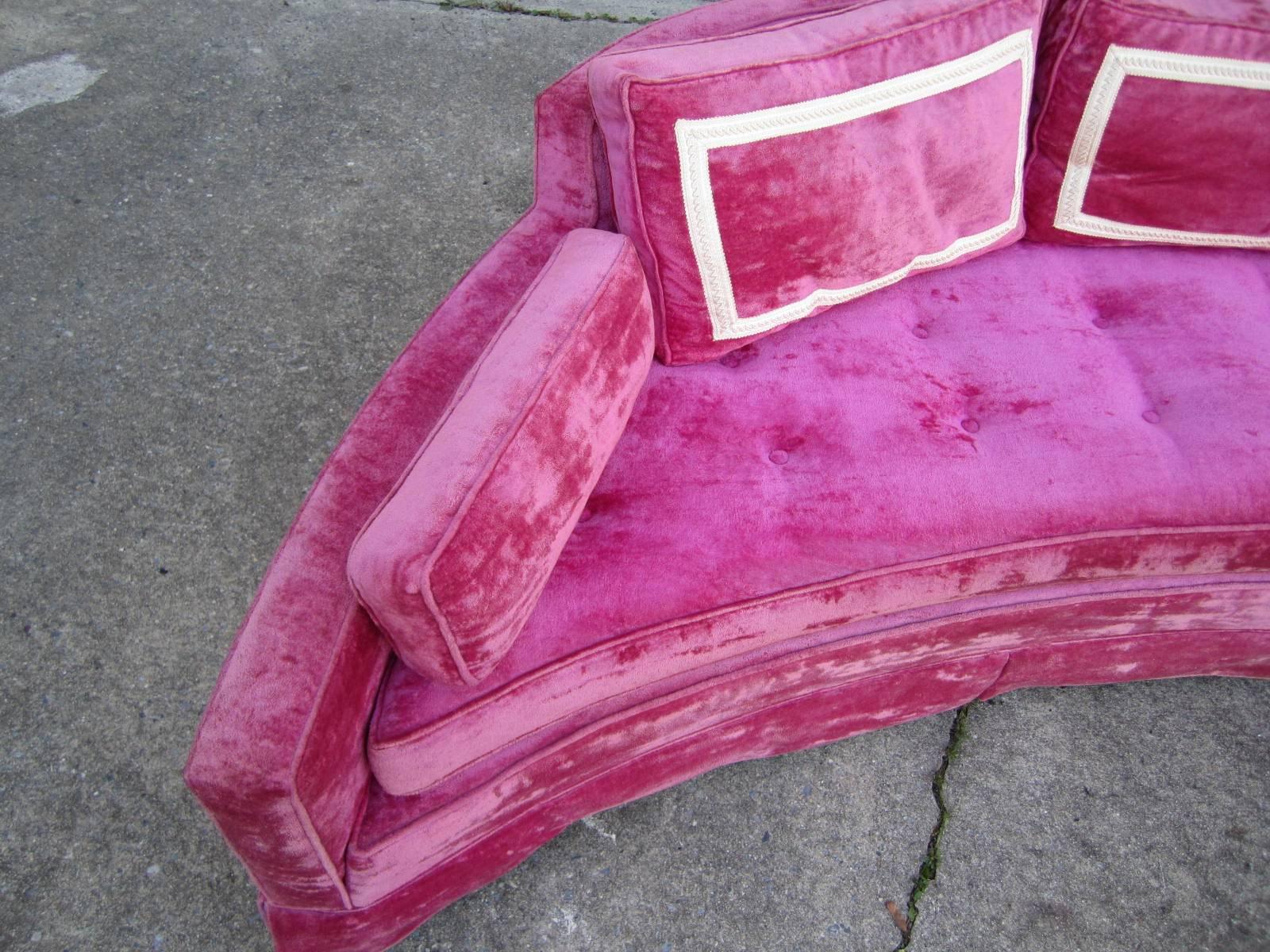 hot pink couch