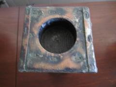 Handsome Signed Paul Evans Brutalist Candlestick Holder Mid-Century Modern