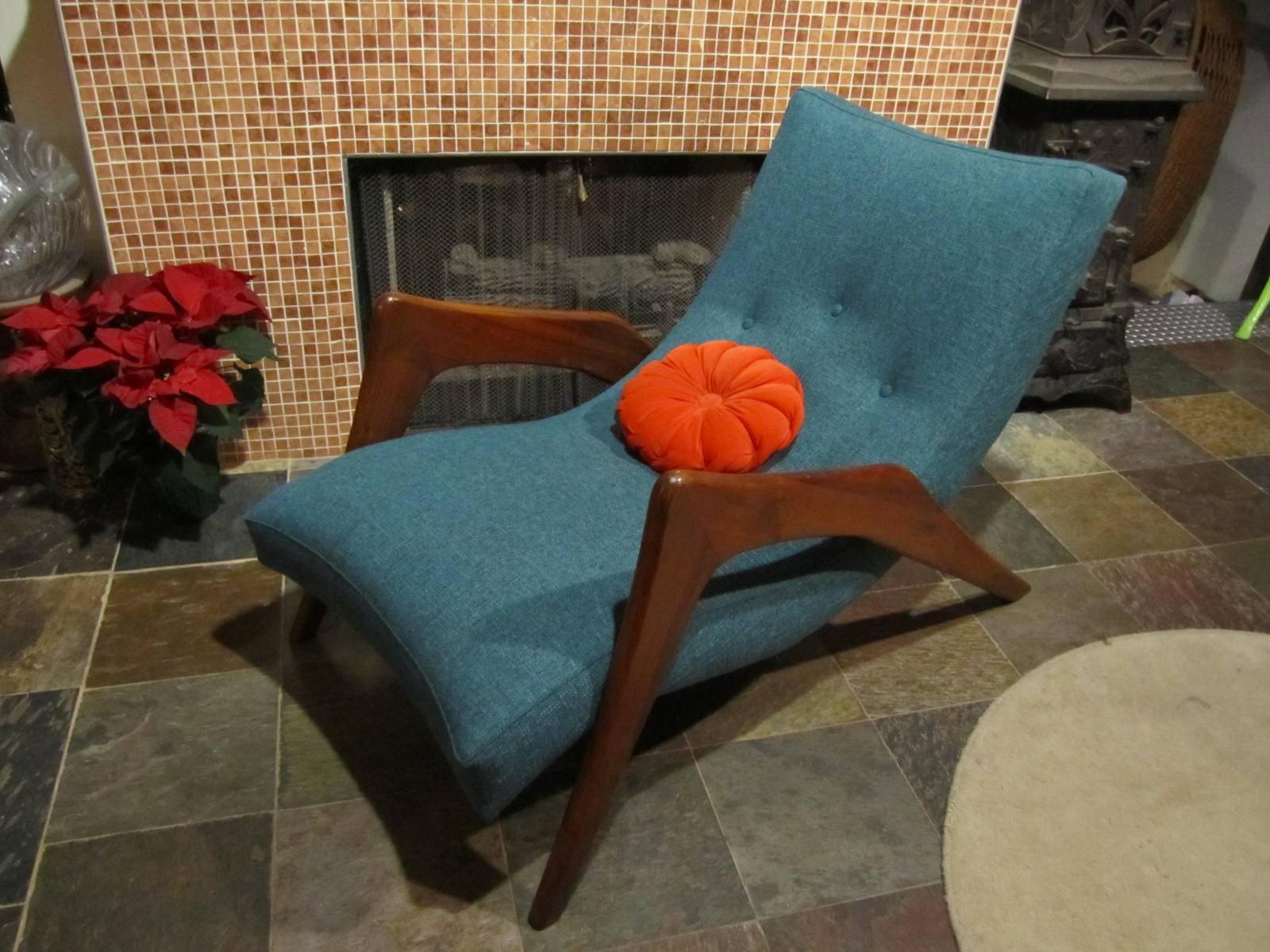 Excellent Adrian Pearsall “Grasshopper” Lounge Chair for Craft Associates In Good Condition In Pemberton, NJ